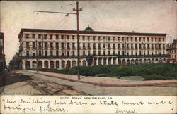 View of Hotel Royal New Orleans, LA Postcard Postcard Postcard