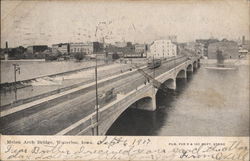 Melan Arch Bridge Waterloo, IA Postcard Postcard Postcard