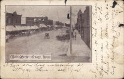 Main Street Osage, IA Postcard Postcard Postcard