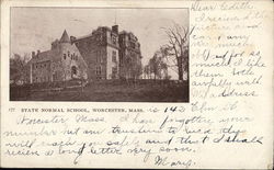 State Normal School Worcester, MA Postcard Postcard Postcard