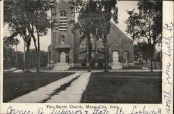 First Baptist Church Mason City, IA Postcard Postcard Postcard