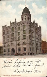 Public Library Building Sioux City, IA Postcard Postcard Postcard