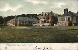 Burbank Hospital Fitchburg, MA Postcard Postcard Postcard