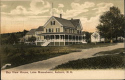 Bay View House, Lake Massabesic Auburn, NH Postcard Postcard Postcard