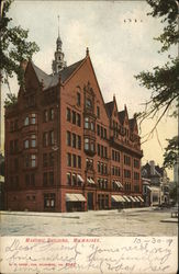 Masonic Building Postcard