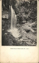 Onoko Falls Jim Thorpe, PA Postcard Postcard Postcard