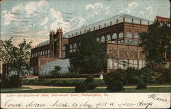 Horticultural hall, Fairmount Park Postcard