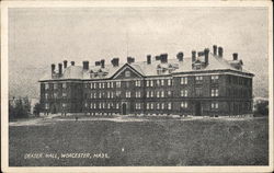 Dexter Hall Worcester, MA Postcard Postcard Postcard