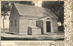 Old Washington School House Postcard