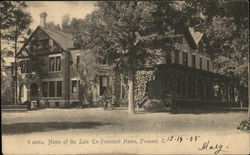 Home of the Late Ex-President Hayes Fremont, OH Postcard Postcard Postcard