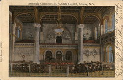 Assembly Chambers, N.Y. State Capitol Postcard