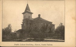 Public School Building Postcard