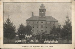 Scandinavia Academy, Fall Term, 1906 Postcard