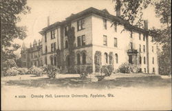 Ormsby Hall, lawrence University Appleton, WI Postcard Postcard Postcard