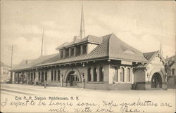 Erie R. R. Station Postcard