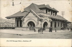 Erie R.R. Passenger Station Postcard