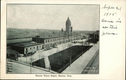 Denver Union Depot Colorado Postcard Postcard Postcard