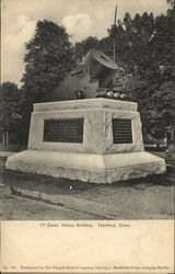 1st Connecticut Heavy Artillery Monument Hartford, CT Postcard Postcard Postcard