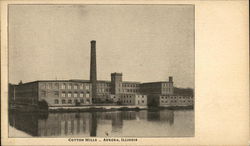 View of Cotton Mills Postcard