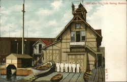 Life Saving Station Postcard