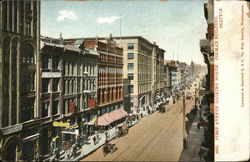 First Avenue Looking North - Colman Building Postcard