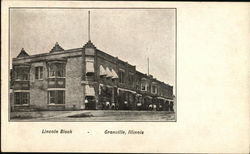 Lincoln Block Postcard