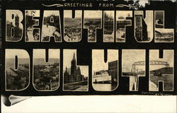 Greetings from Beautiful Duluth Postcard