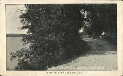 A Drive Near Lake Latoka Postcard