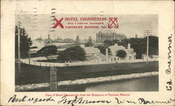 View of Hotel Chamberlain from the Ramparts of Fortress Postcard