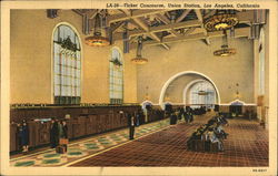 Union Station - Ticket Concourse Postcard