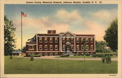 Greene County Memorial Hospital, Jefferson Heights Postcard