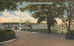 U. S. Naval Training Station Newport, RI Postcard Postcard Postcard