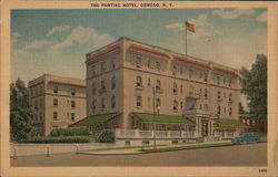 The Pontiac Hotel Postcard