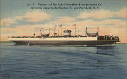 M.V. Valcour of the Lake Champlain Transportation Co. Steamers Postcard Postcard Postcard