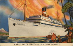 Great White Fleet--United Fruit Company Boats, Ships Postcard Postcard Postcard