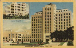 Jefferson Davis Hospital Houston, TX Postcard Postcard Postcard