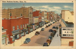 Kane Business Section Pennsylvania Postcard Postcard Postcard