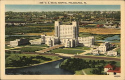 U.S. Naval Hospital Postcard