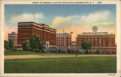 Group of General Electric Buildings Postcard