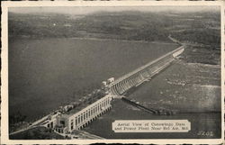 Aerial View of Conowingo Dam and Power Plant Postcard