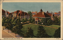 Goucher College Baltimore, MD Postcard Postcard Postcard