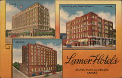 Lamer Hotels Salina, KS Postcard Postcard Postcard