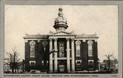 Rutherford County Court House Murfreesboro, TN Postcard Postcard Postcard