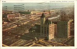 Illinois Central Station Postcard