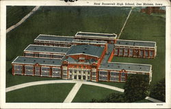 New Roosevelt High School Postcard