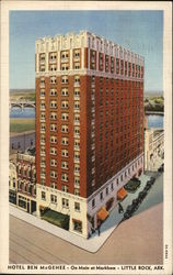 Hotel Ben McGehee, On Main at Markham Postcard