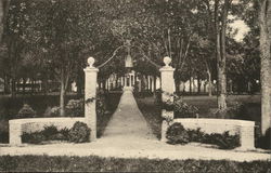 Class 1929 Gate to Hathorp Hall, Bates College Lewiston, ME Postcard Postcard Postcard