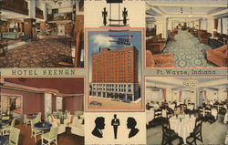 Hotel Keenan Fort Wayne, IN Postcard Postcard Postcard