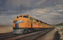 Union Pacific Streamliner "City of Los Angeles" Postcard