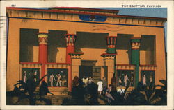 The Egyptian Pavilion 1933 Chicago World Fair Postcard Postcard Postcard